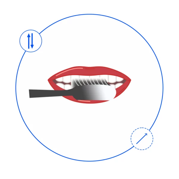 Lightweight Travel Toothbrush (4) BANNER BN-XA038 Lightweight Travel Toothbrush with Tongue Cleaner and Stand Handle Design