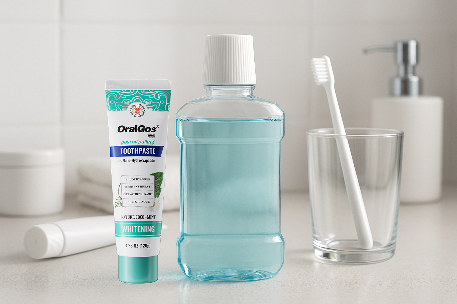 Mouthwash formulation meeting global GMP standards in modern oral care