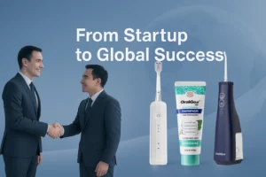 Hero banner showing global OEM partnership success in oral care industry.