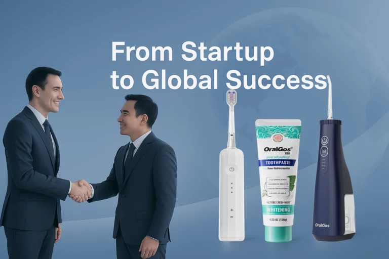 Hero banner showing global OEM partnership success in oral care industry.