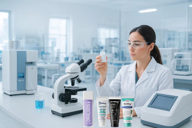 Oralgos R&D laboratory supporting high-quality oral care OEM projects