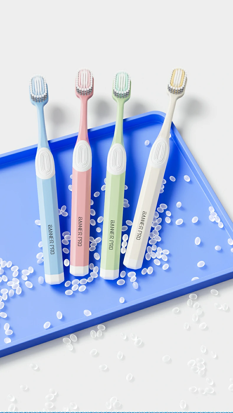 Colorful Ultrasoft PBT Bristle Toothbrush