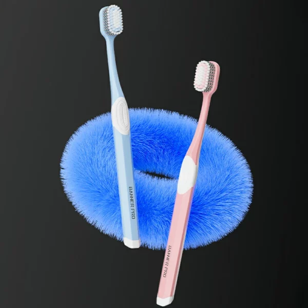 Colorful Ultrasoft PBT Bristle Toothbrush