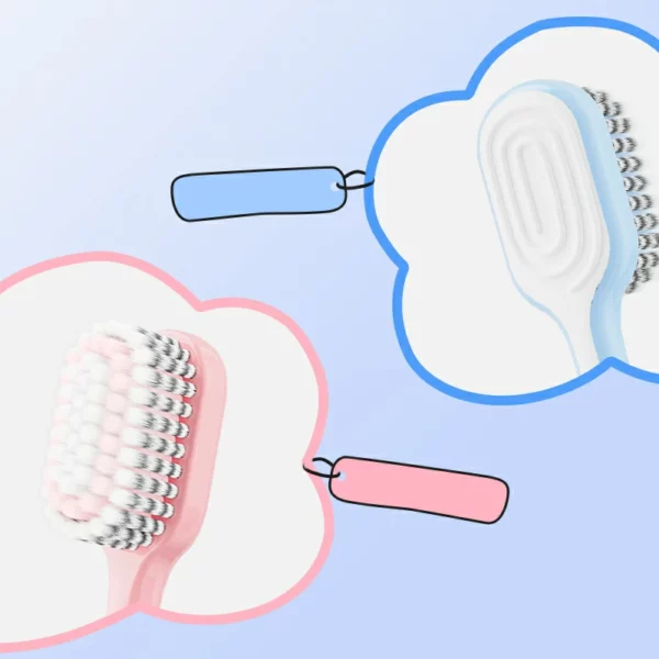 Colorful Ultrasoft PBT Bristle Toothbrush
