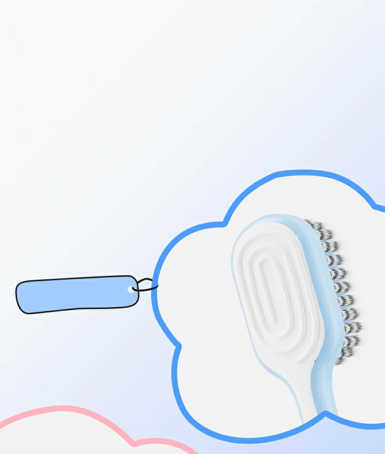 Colorful Ultrasoft PBT Bristle Toothbrush
