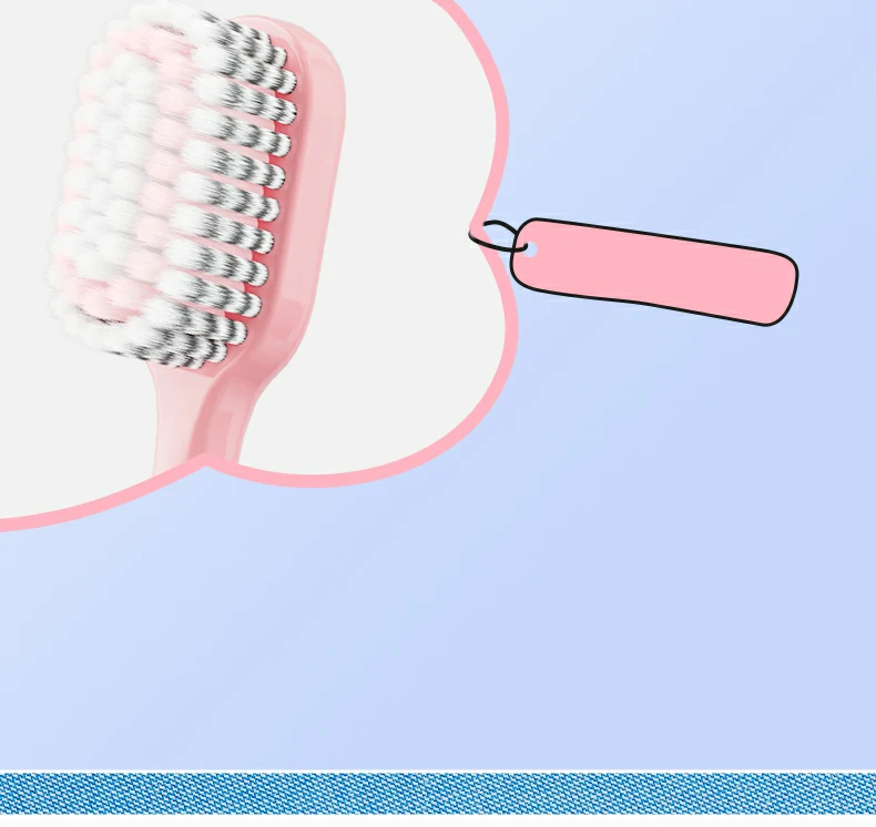 Colorful Ultrasoft PBT Bristle Toothbrush 