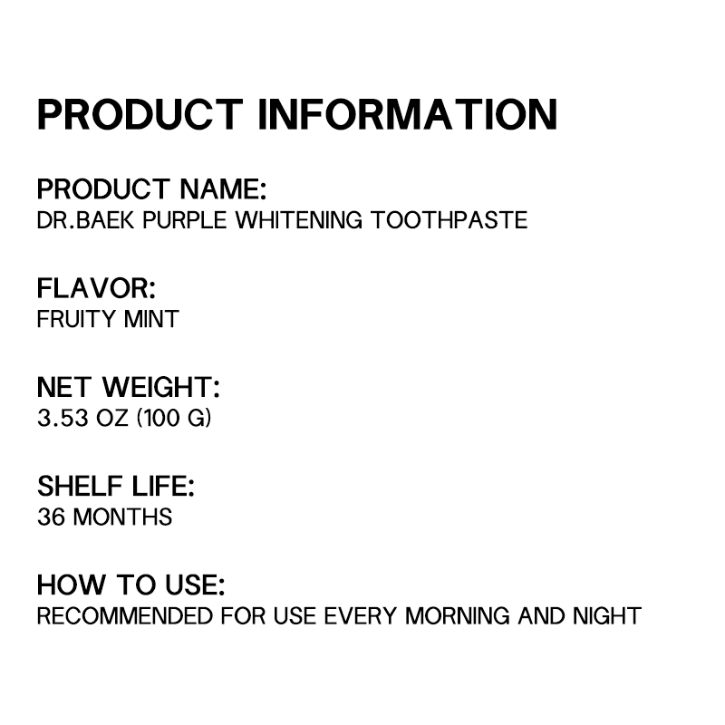 Whitening Toothpaste