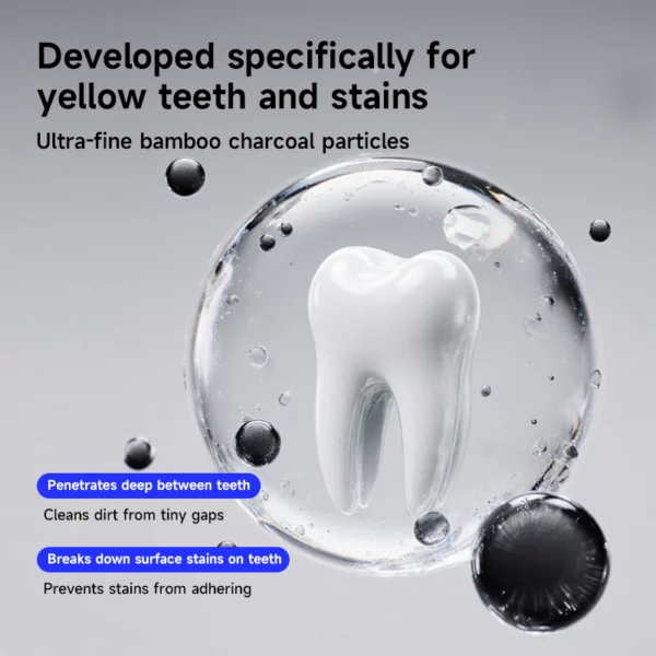 Whitening Toothpaste (4) Activated Charcoal Whitening Toothpaste