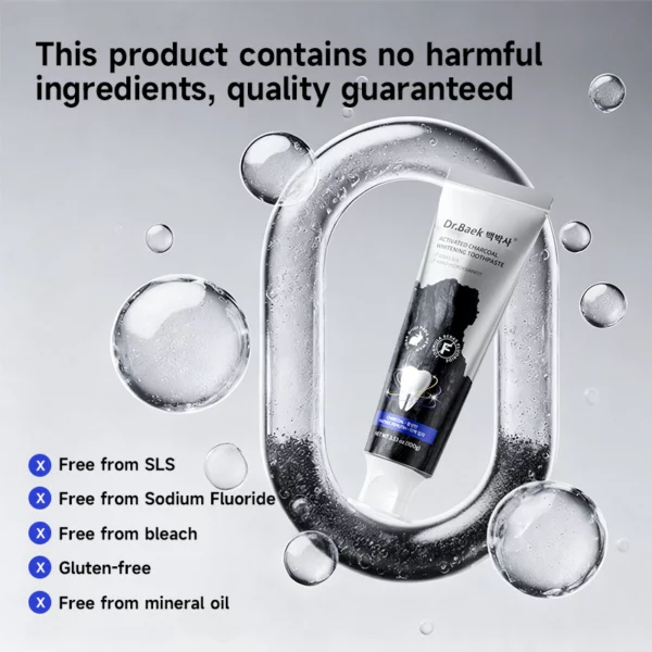Whitening Toothpaste (7) Activated Charcoal Whitening Toothpaste