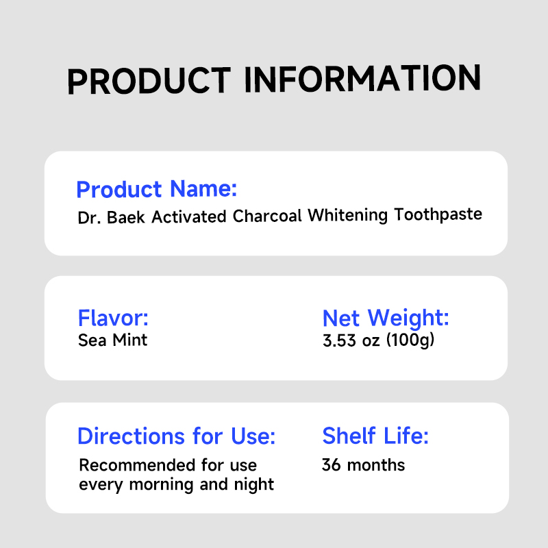 Activated Charcoal Whitening Toothpaste
