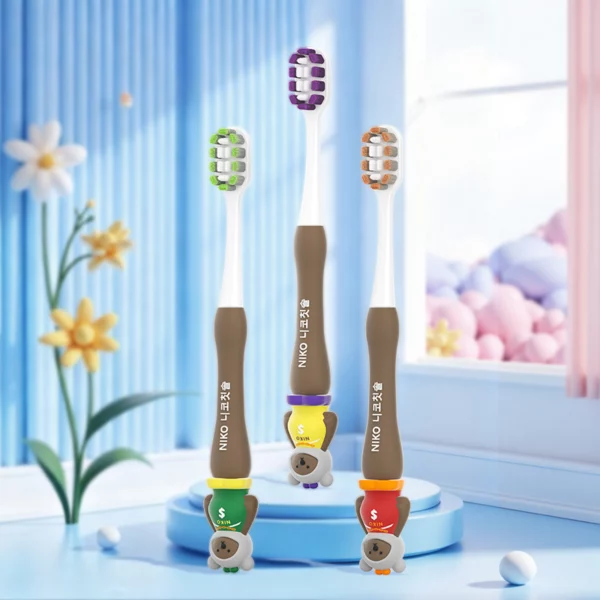 Adult Cartoon Toothbrush (8) NIKO KR205 Cartoon Doll Adult Toothbrush