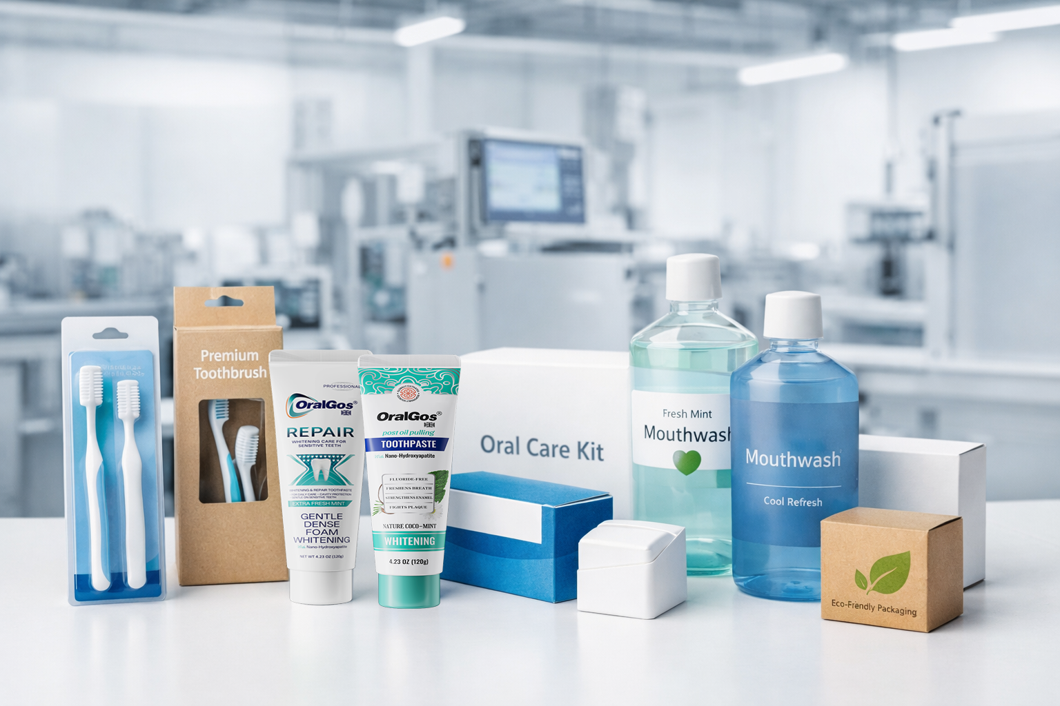 Custom packaging solutions for OEM oral care brands