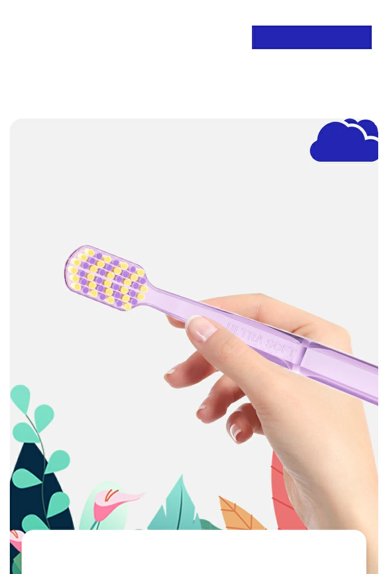 Eco Degradable Toothbrush for Sustainable Daily Oral Care