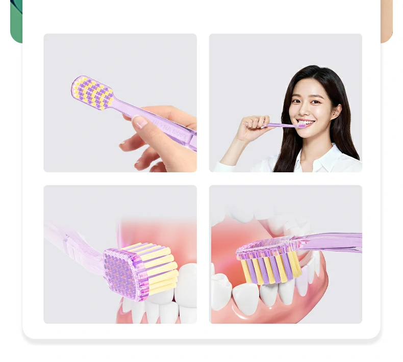 Eco Degradable Toothbrush for Sustainable Daily Oral Care