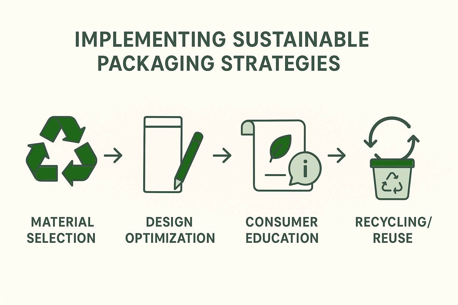 Infographic showing sustainable eco packaging strategy for oral care brands