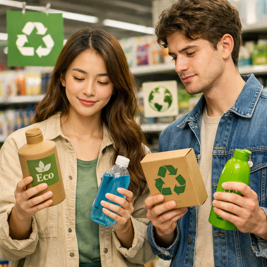 Gen Z consumers choosing eco-friendly packaging based on sustainability values