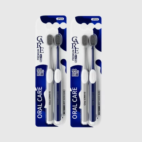 Soft Rubber Toothbrush for Comfortable Daily Cleaning