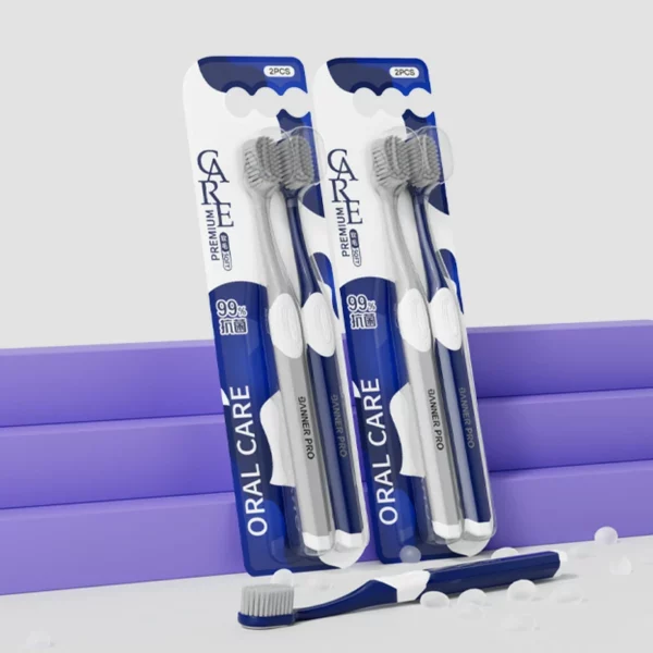 Soft Rubber Toothbrush for Comfortable Daily Cleaning