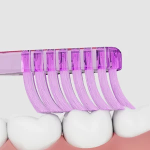 Suction Cup Toothbrush with Crystal Handle Design