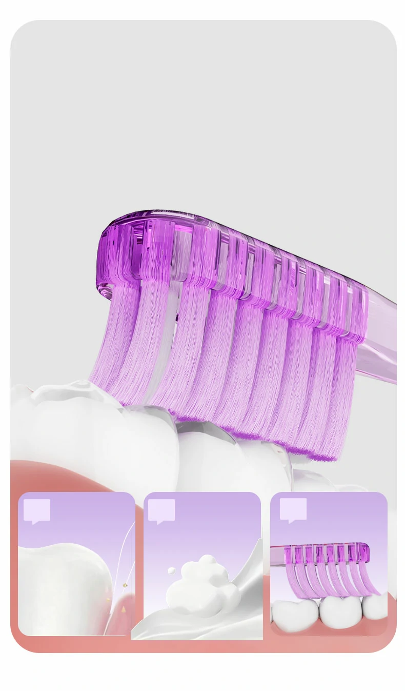 Suction Cup Toothbrush with Crystal Handle Design