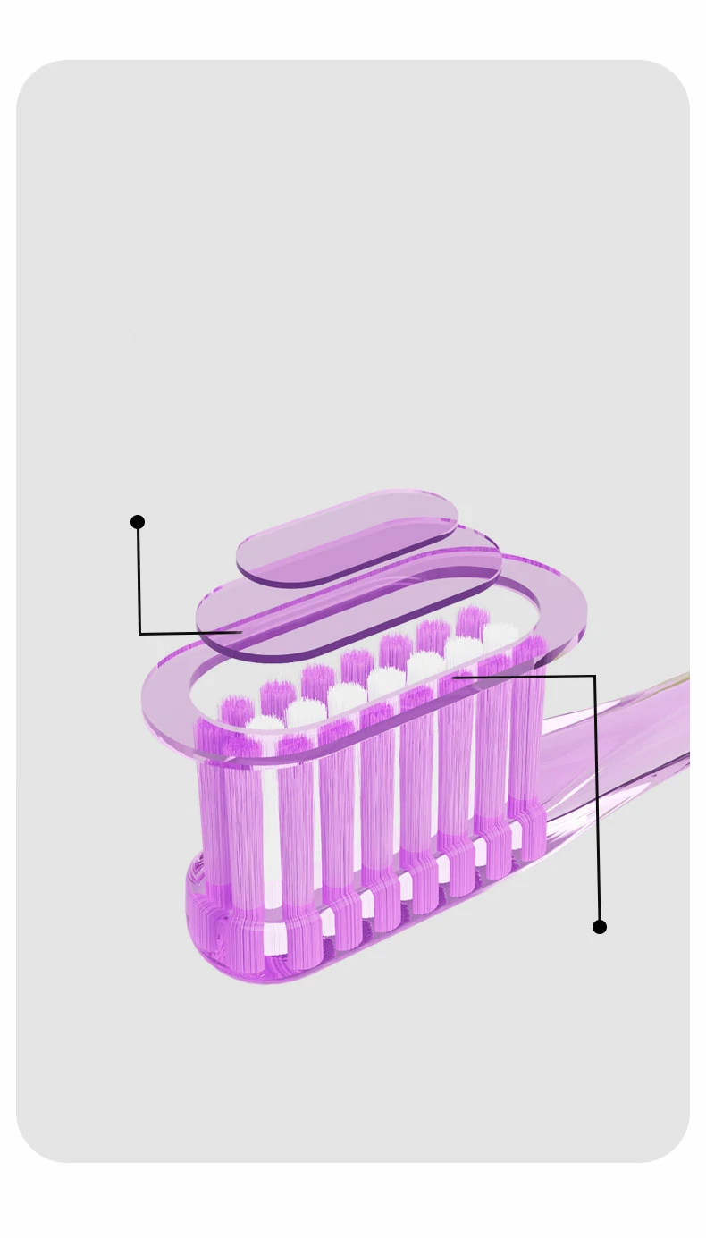 Suction Cup Toothbrush with Crystal Handle Design