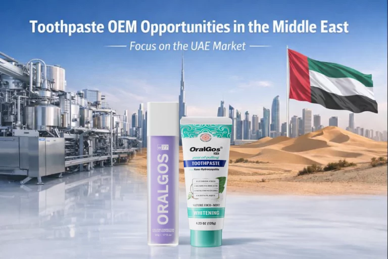 تصنيع معجون أسنان الإمارات وفرص OEM في سوق الشرق الأوسط