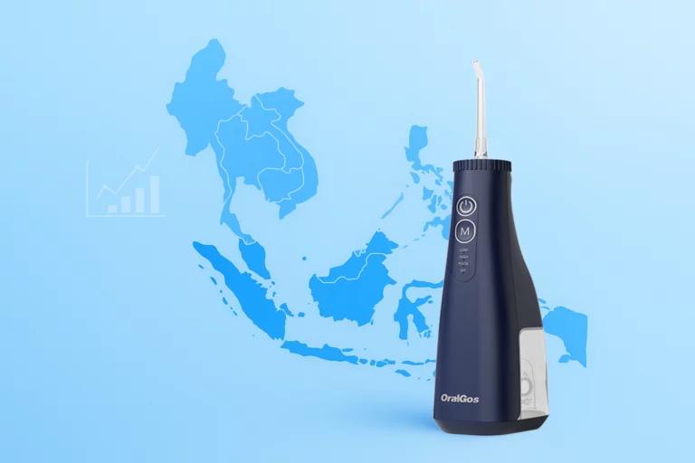 Southeast Asia water flosser market concept highlighting Indonesia and Thailand growth trends