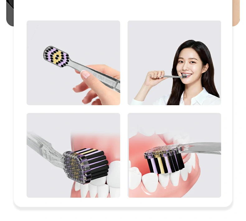 Wide Width Colorful Ultra Soft Toothbrush