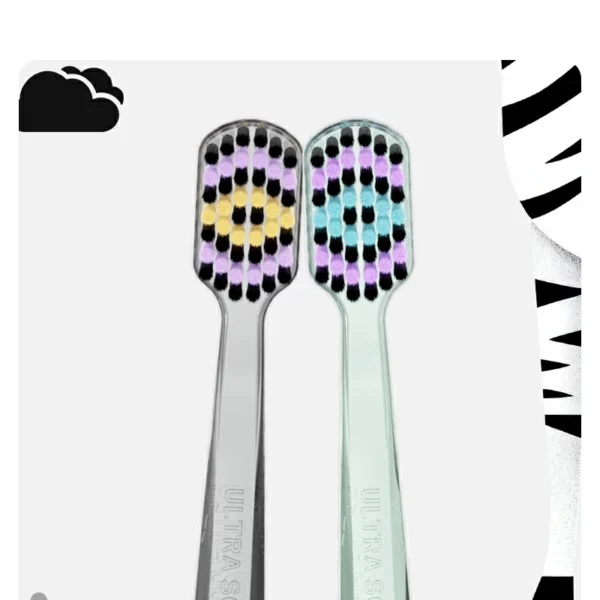 Wide Width Colorful Ultra Soft Toothbrush