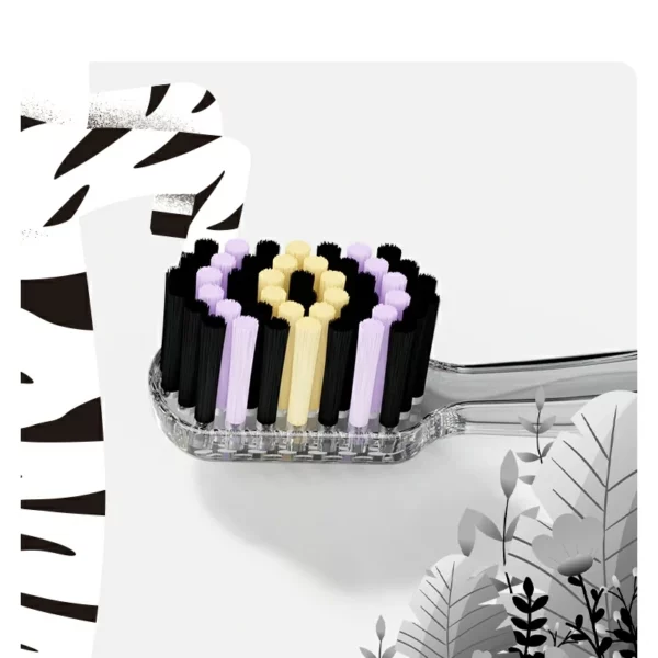 Wide Width Colorful Ultra Soft Toothbrush