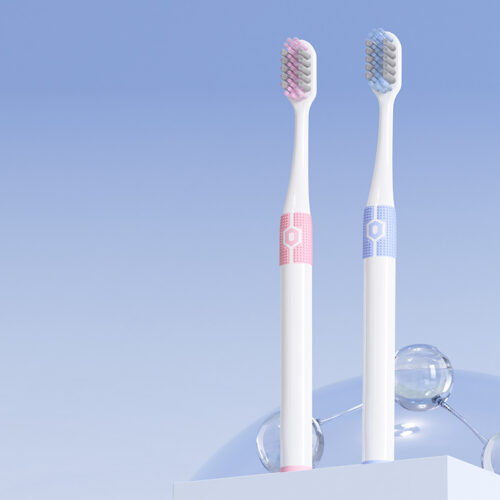OralGos DB072 Custom Orthodontic Toothbrush with Colorful Logo