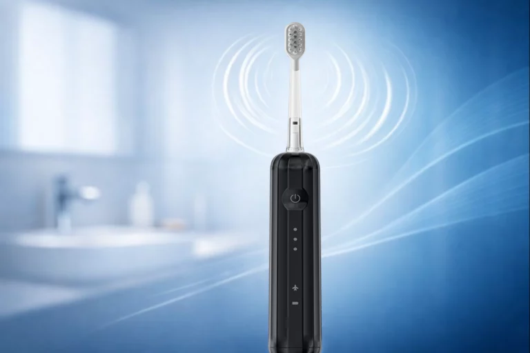 Oscillation and vibration electric toothbrush showcasing modern engineering design