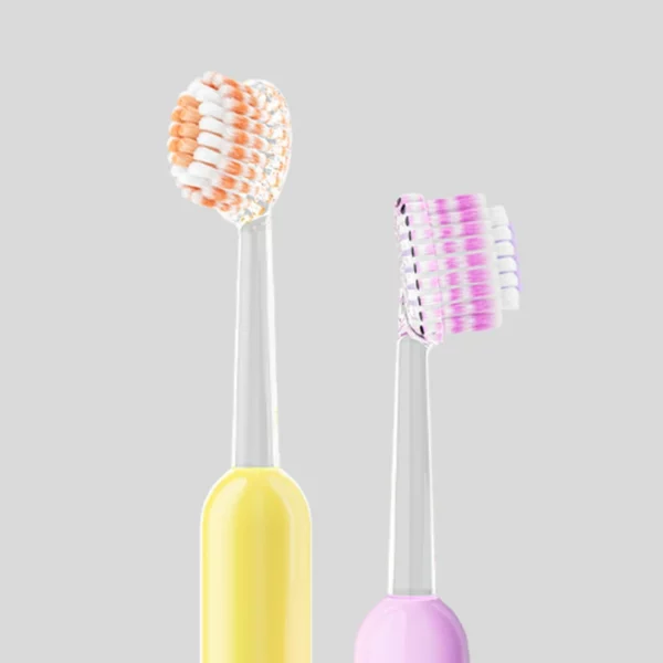 Children Soft Toothbrush (3) Children Soft Toothbrush with Tri-Level Bristles