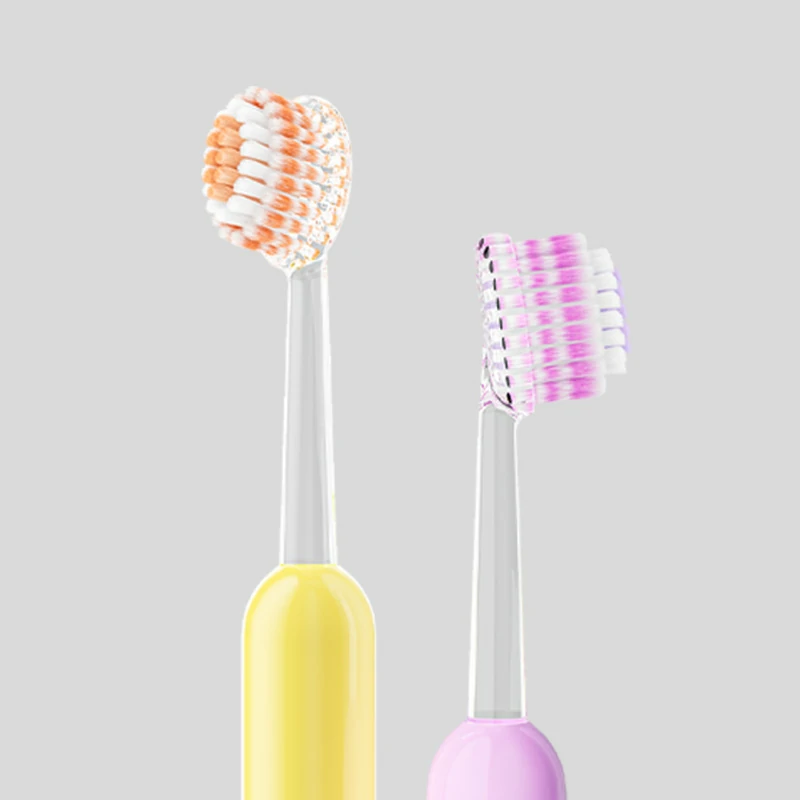 Children Soft Toothbrush with Tri-Level Bristles