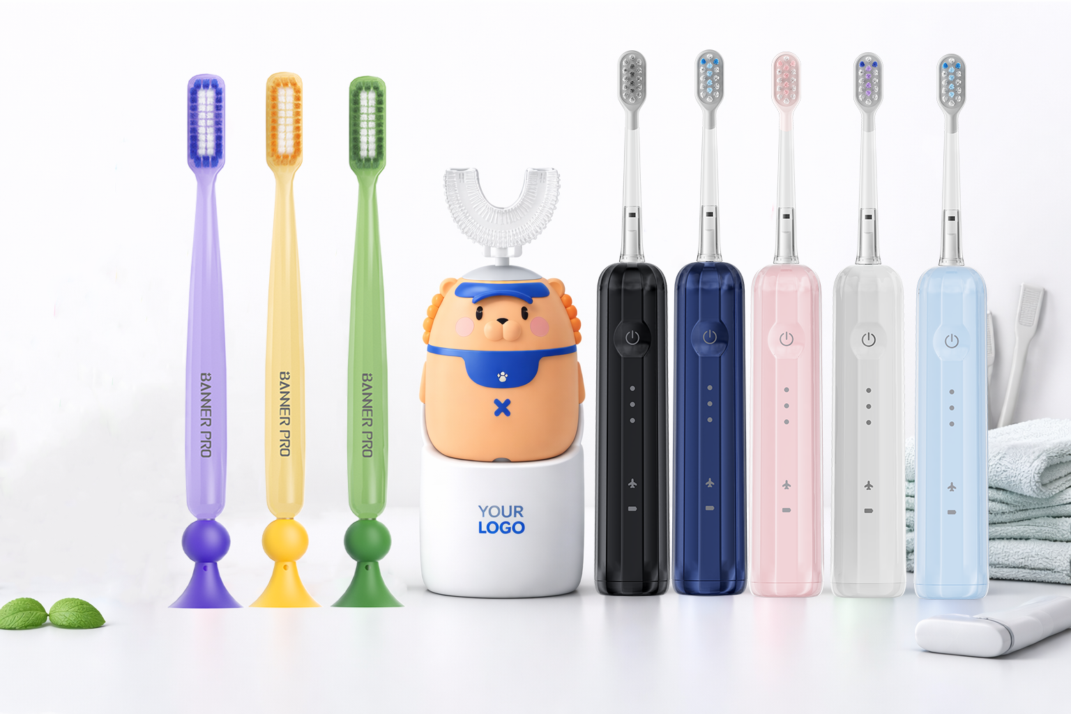 custom toothbrush design options for retail and online brands