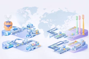 global toothbrush production trends manufacturing line