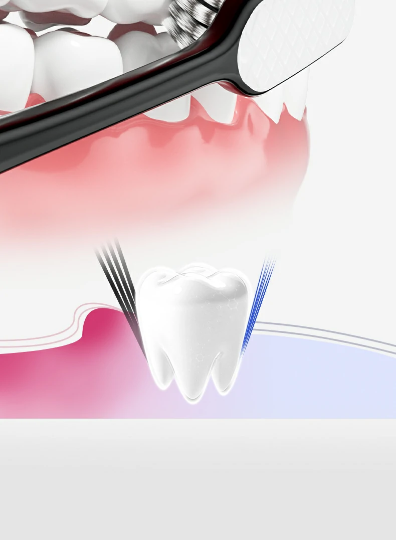 Graphene Antibacterial Adult Toothbrush with Color-Change Bristles