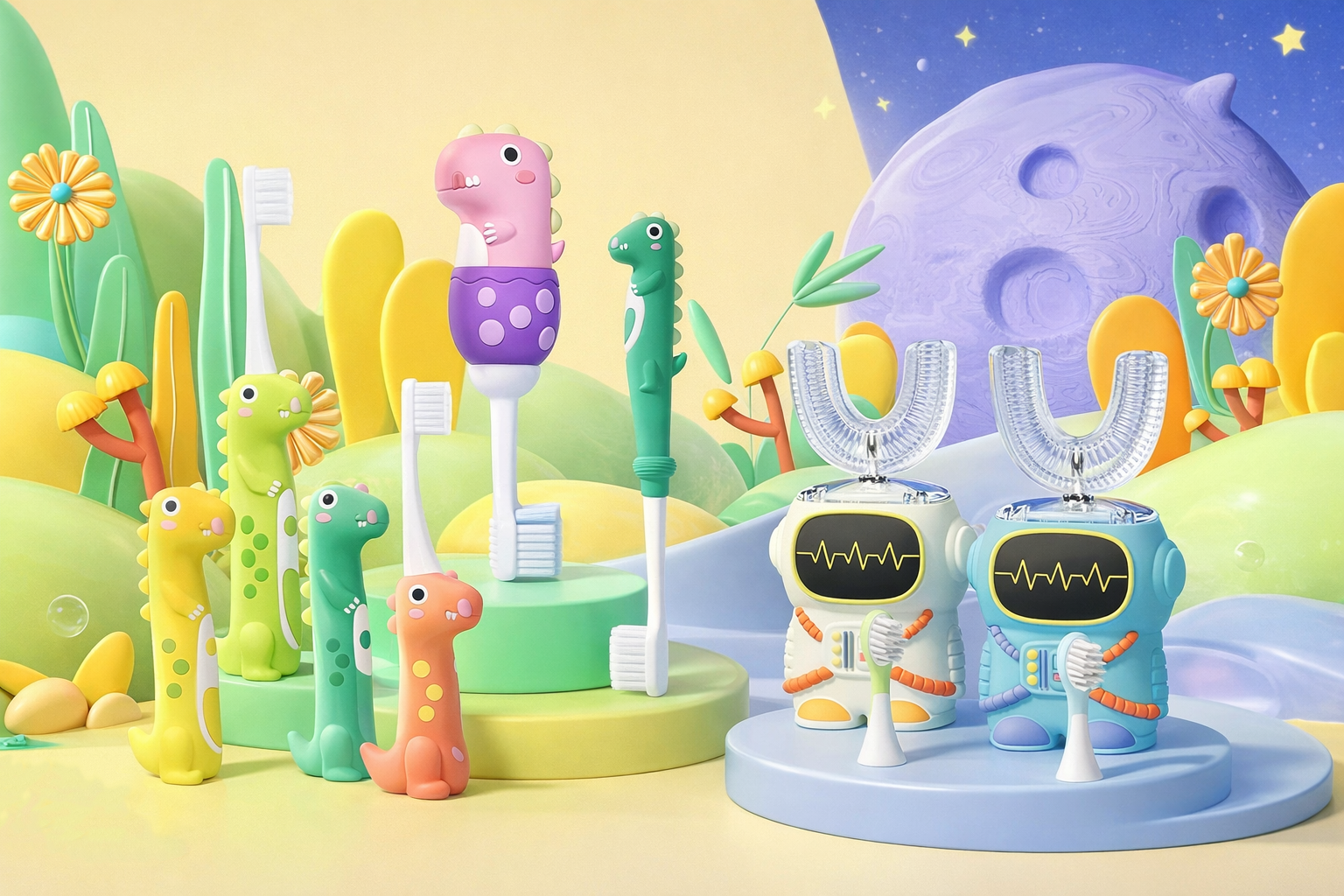 innovative kids toothbrush designs encouraging daily brushing habits