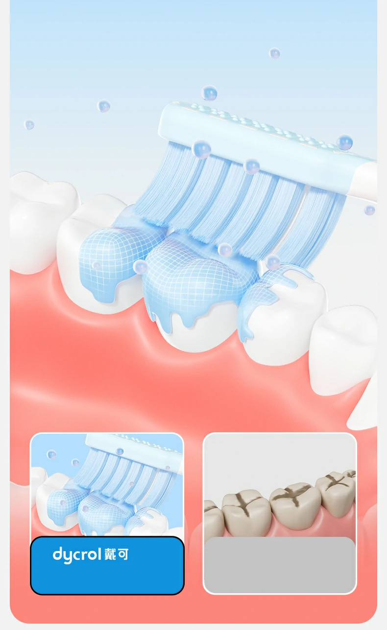 Cute Kids Fluoride Toothbrush for Safe and Fun Brushing