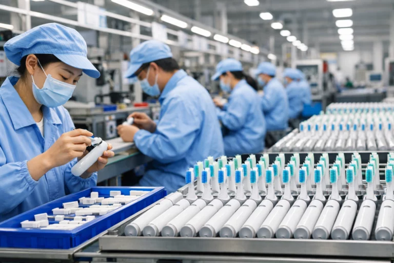 Private label electric toothbrush production line in China