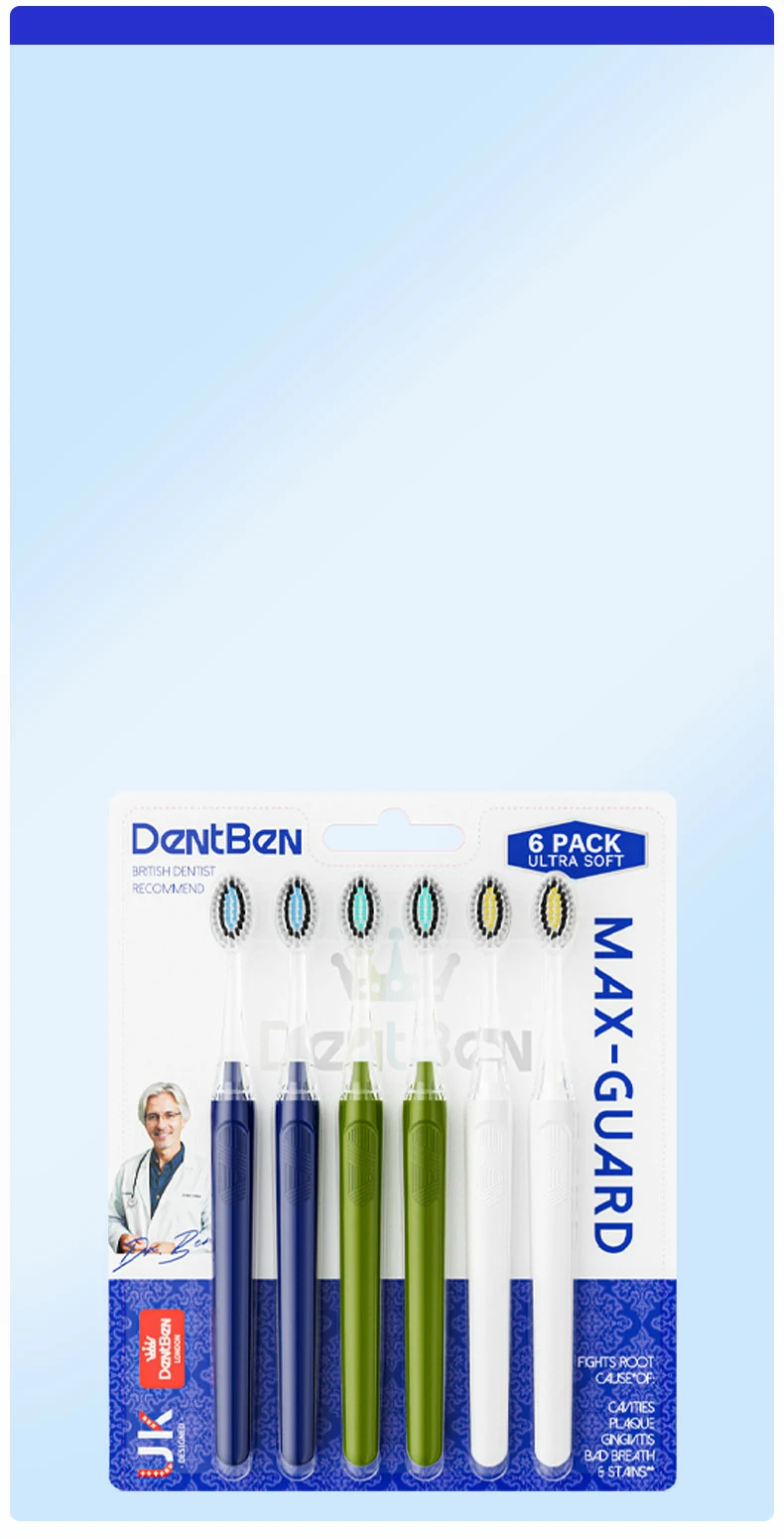 Convex Soft Bristle Adult Toothbrush