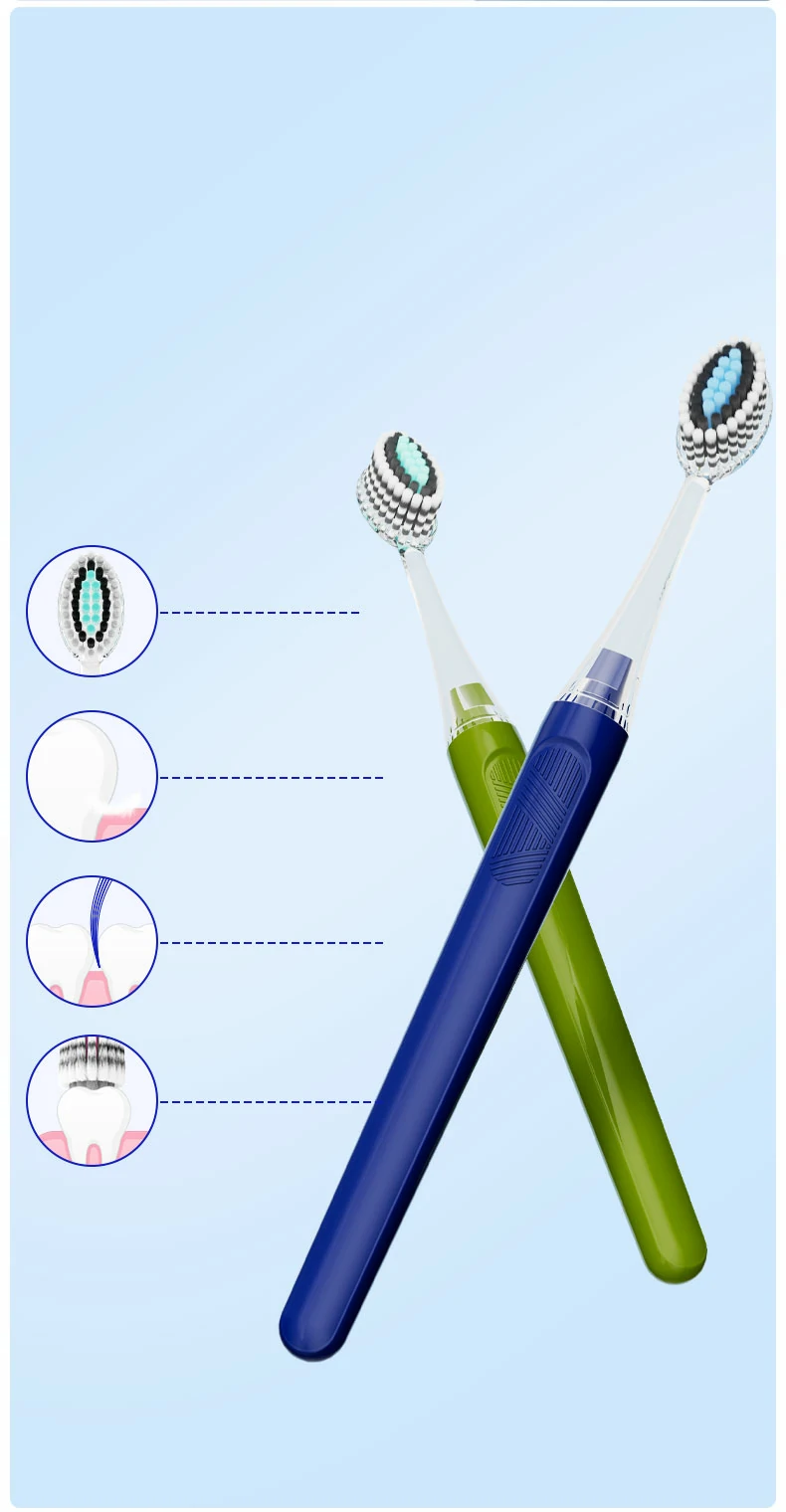 Convex Soft Bristle Adult Toothbrush