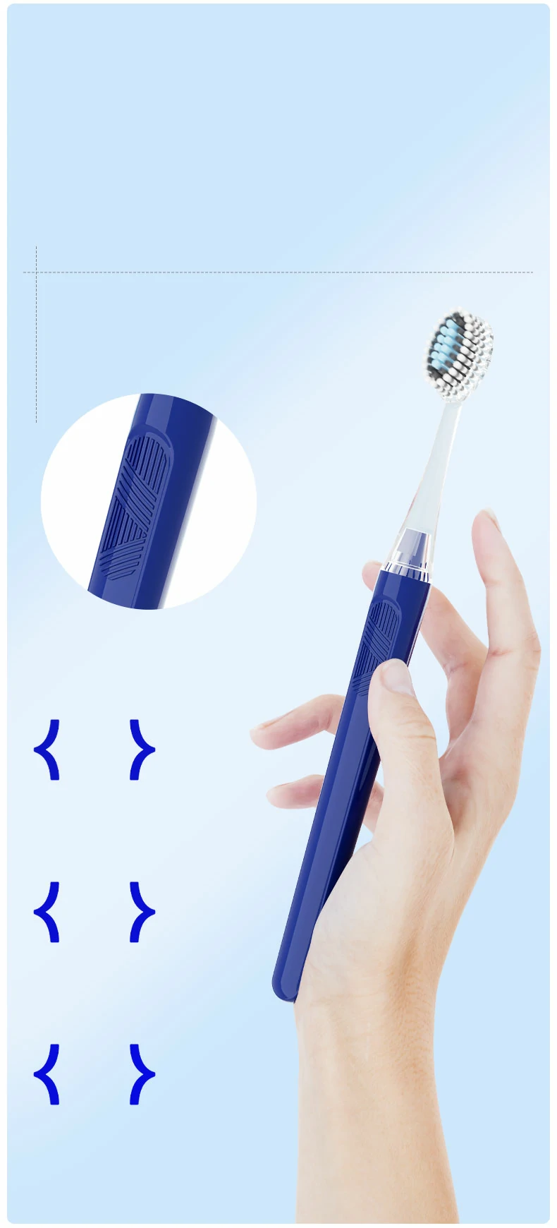 Convex Soft Bristle Adult Toothbrush