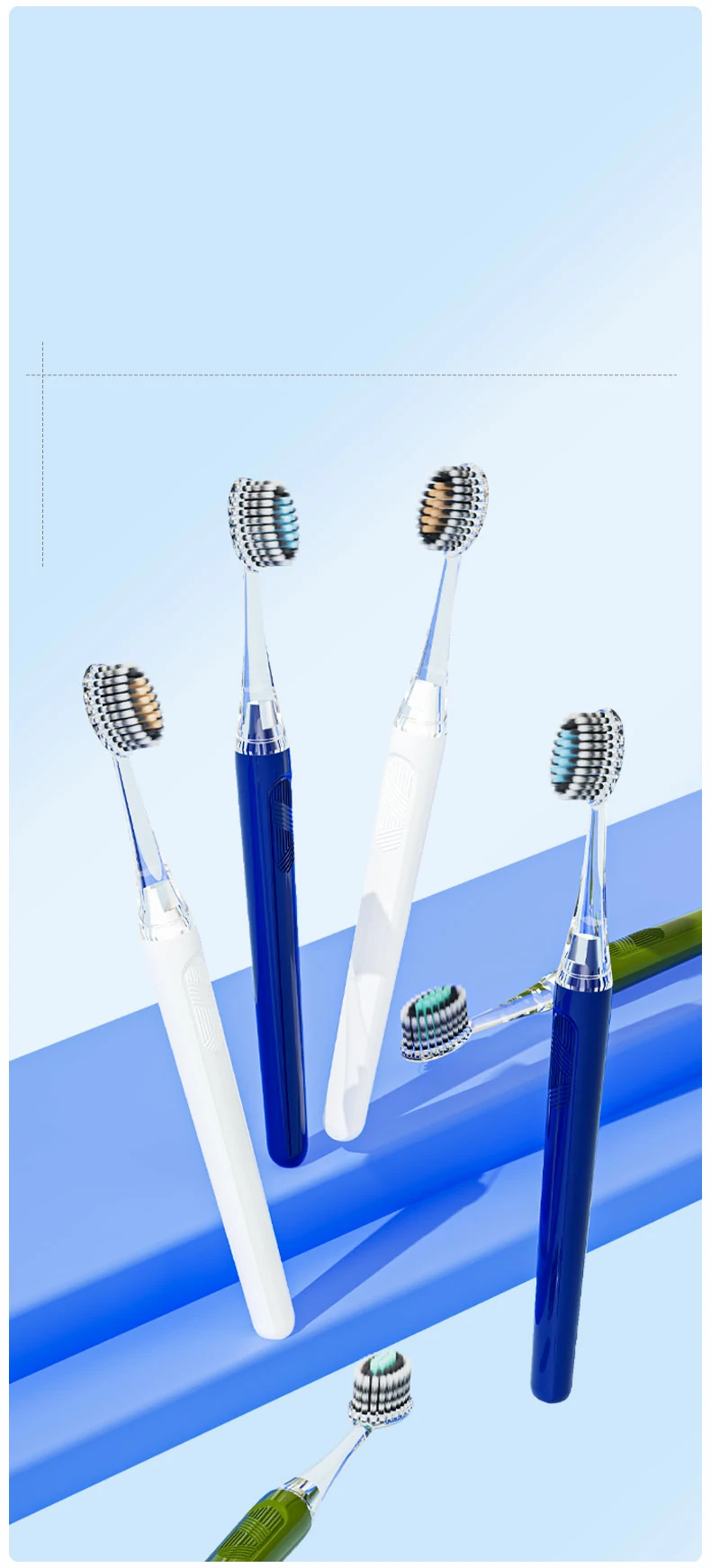 Convex Soft Bristle Adult Toothbrush