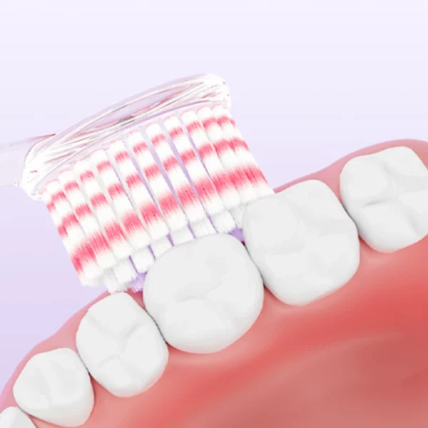Triple-Level Soft Toothbrush (4) Triple-Level Soft Bristle Adult Toothbrush