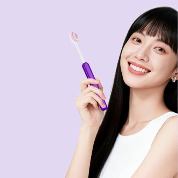 Triple-Level Soft Toothbrush (5) Triple-Level Soft Bristle Adult Toothbrush