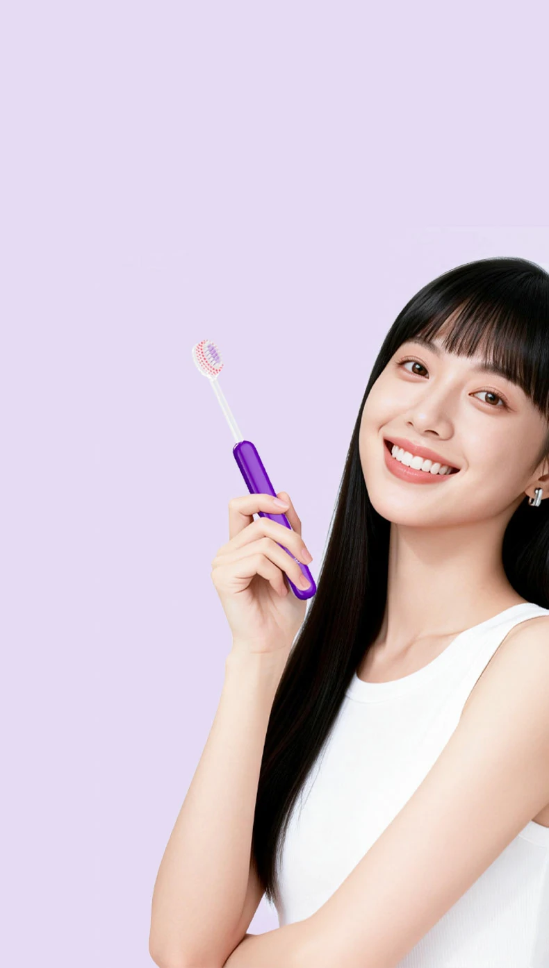 Triple-Level Soft Bristle Adult Toothbrush