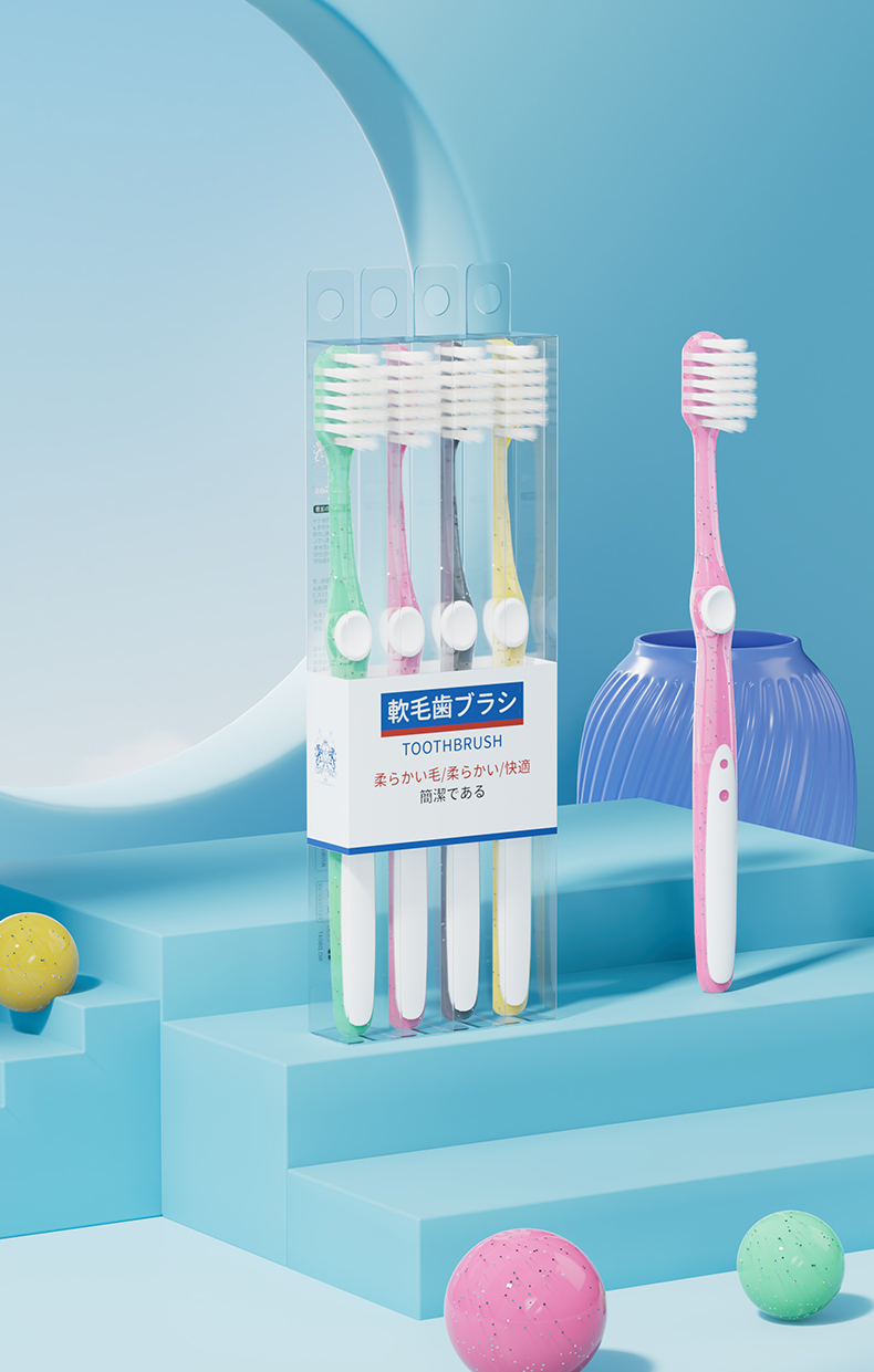 Deep Clean Toothbrush for Adults Soft Bristles Manual Toothbrush