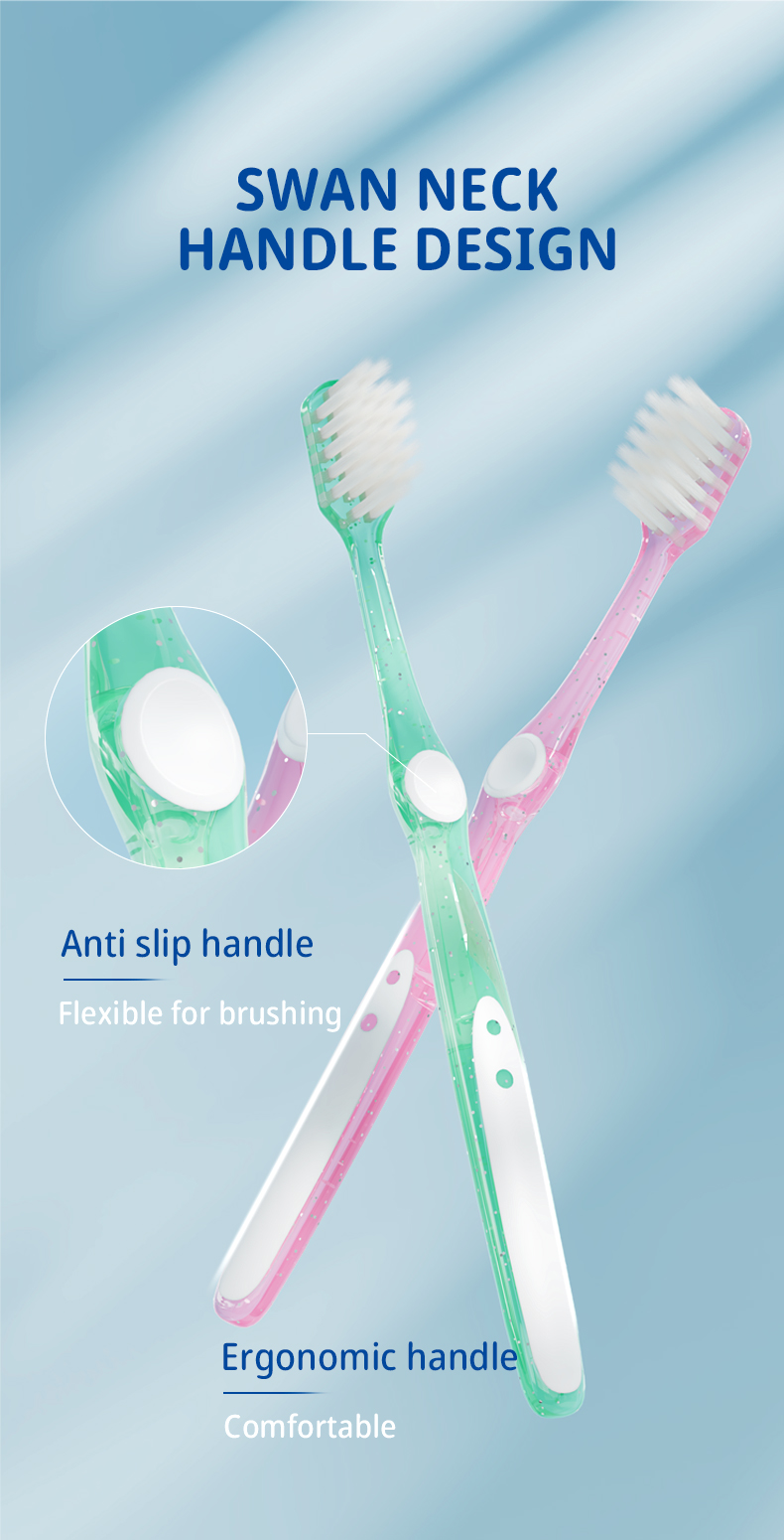 Deep Clean Toothbrush for Adults Soft Bristles Manual Toothbrush