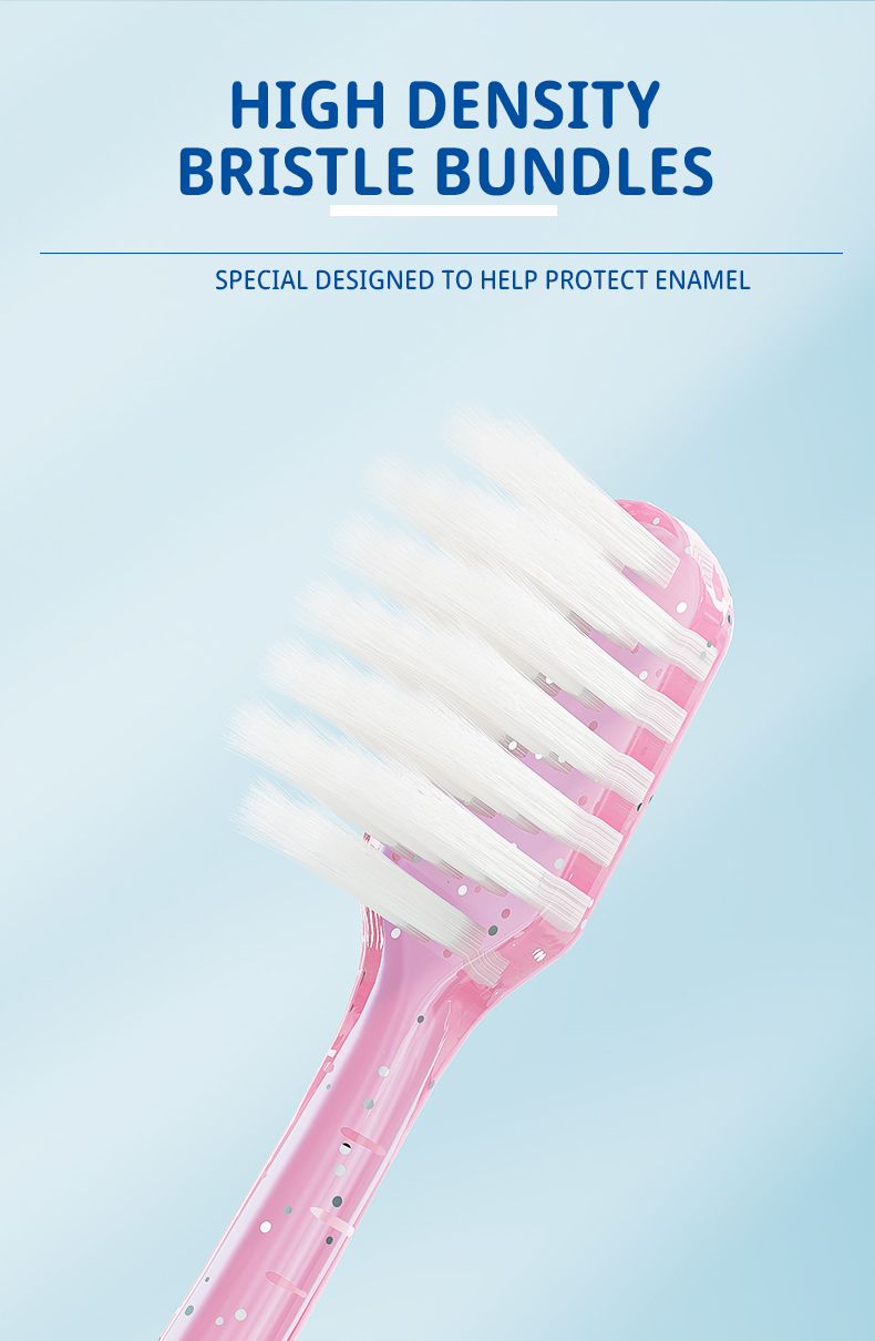 Deep Clean Toothbrush for Adults Soft Bristles Manual Toothbrush